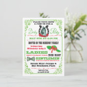 ダービー競馬パーティの招待状 招待状 (スタンド正面)