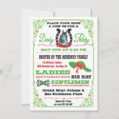 ダービー競馬パーティの招待状 招待状 (正面)