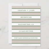 ダービー競馬パーティー | Edgar Degas 招待状 (裏面)