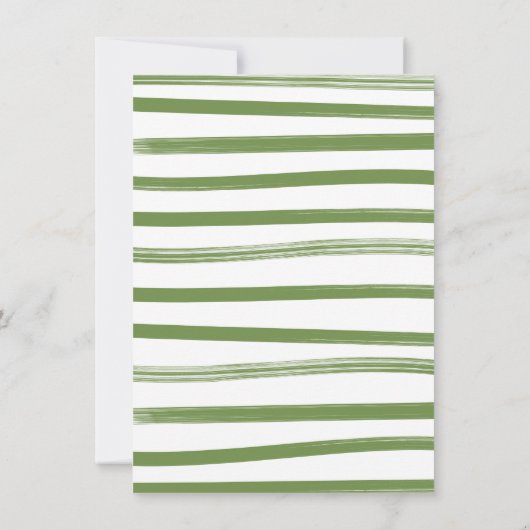 ダービー競馬赤ちゃんシャワー物干し 招待状 (裏面)