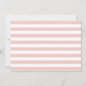 ダービー衣服アハットホースバラ金ゴールドブライダルシャワー 招待状 (裏面)