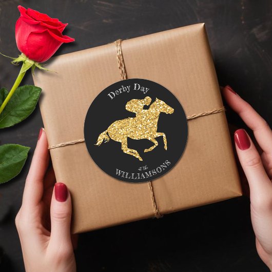 ダービー金ゴールド競走馬オンブラック ラウンドシール