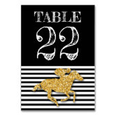 ダービー金ゴールド競走馬ストライプオン テーブルナンバー (正面)