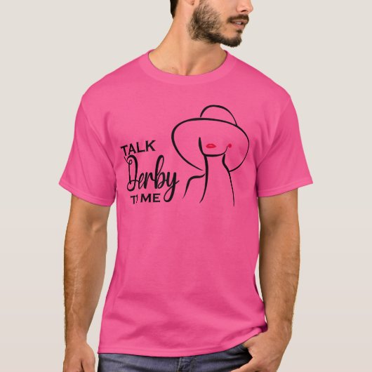 ダービー馬と話そう 馬ギフト Tシャツ (正面)