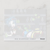 「ダービー」ゴシックローラーダービースケートガールポストカード ポストカード (裏面)