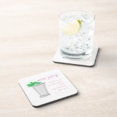 ダービー ミント ジュレップ バー レシピ コースター (右側)