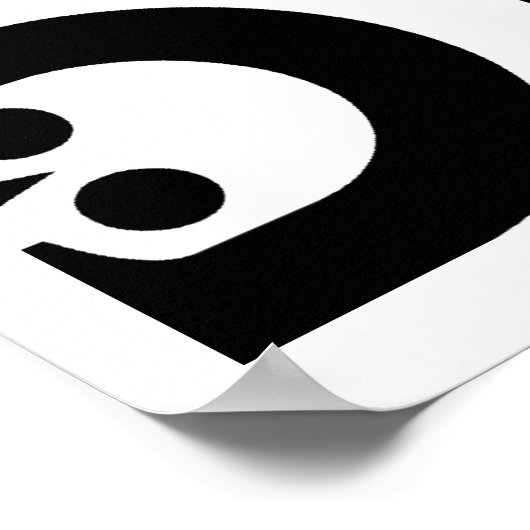 ダービー： skullphabet ポスター (角)