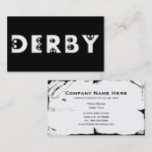 ダービー： skullphabet 名刺 (正面/裏面)