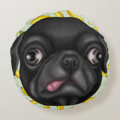 ダーピー・プグ ラウンドクッション (裏面)