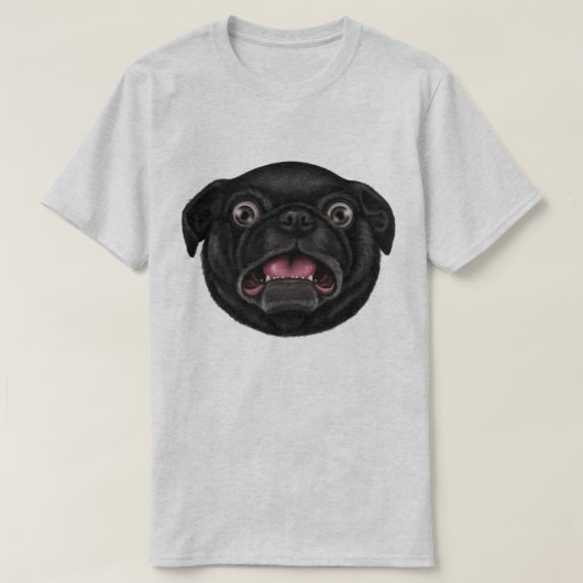ダーピー・プグ Tシャツ (デザイン正面)