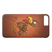 ダープな七面鳥のキャラクター Case-Mate iPhoneケース (裏面(横))