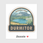 ダーミトール国立公園モンテネグロ旅行アート シール (シート)