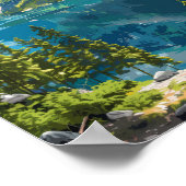 ダーミトール国立公園モンテネグロ旅行アート ポスター (角)