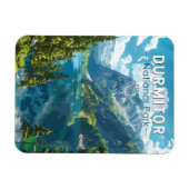 ダーミトール国立公園モンテネグロ旅行アート マグネット (横)