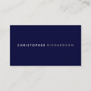 ダーモダンクネービーブルー 名刺