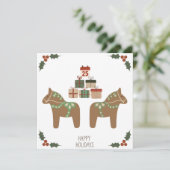 ダーラホース スカンジナビアのクリスマスカード 招待状 (スタンド正面)