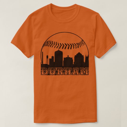 ダーラムノースオリナ野球 Tシャツ (デザイン正面)