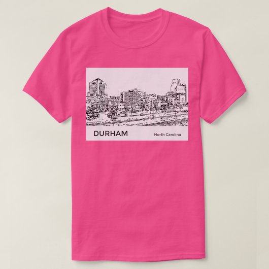 ダーラムノースオリナ Tシャツ (デザイン正面)
