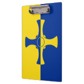 ダーラム国旗（イギリス・イングランド郡） クリップボード (左)