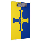 ダーラム国旗（イギリス・イングランド郡） クリップボード (右)