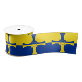 ダーラム国旗（イギリス・イングランド郡） サテンリボン (リール)