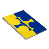 ダーラム国旗（イギリス・イングランド郡） ノートブック (右側)