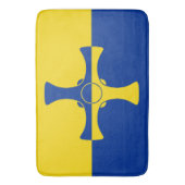 ダーラム国旗（イギリス・イングランド郡） バスマット (正面縦)