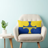 ダーラム国旗(イギリス・イングランド郡) ランバークッション (椅子)