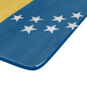 ダーラム国旗(米国ノースカロライナ州) カッティングボード (角)