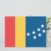 ダーラム国旗（米国ノースカロライナ州） カード (スタンド正面)