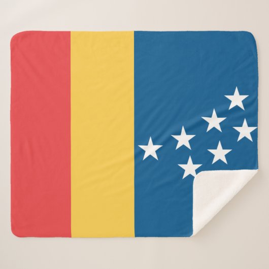 ダーラム国旗（米国ノースカロライナ州） シェルパブランケット (正面(横))