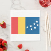 ダーラム国旗（米国ノースカロライナ州） スタンダードランチョンナプキン (インサイチュ)