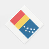 ダーラム国旗（米国ノースカロライナ州） スタンダードランチョンナプキン (角)