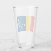 ダーラム国旗(米国ノースカロライナ州) タンブラーグラス (裏面)