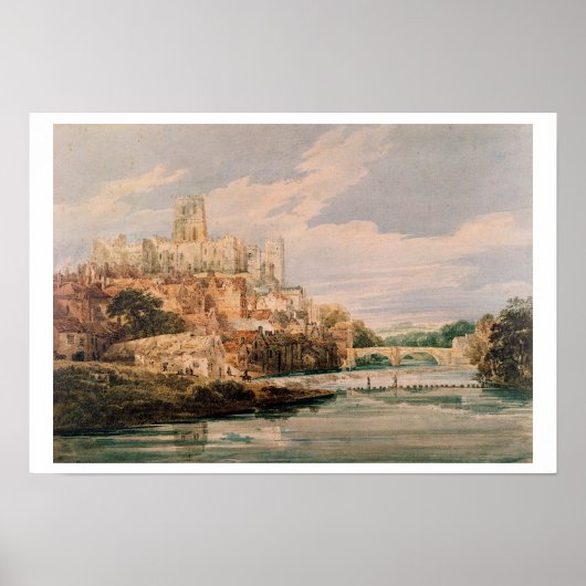 ダーラム城と大聖堂(w/c) ポスター (正面)