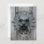 ダーラム大聖堂サンクチュアリーノッカー ポストカード (正面/裏面)