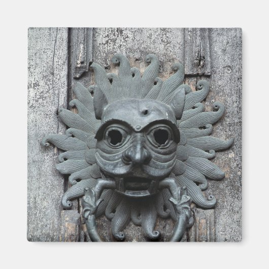 ダーラム大聖堂サンクチュアリーノッカー マグネット (正面)