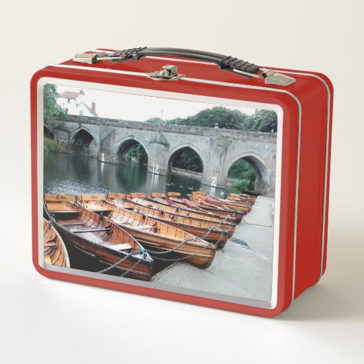 ダーラム川のボート メタルランチボックス (正面)