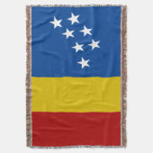 ダーラム州旗 スローブランケット (正面縦)