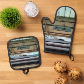 ダーラム駅 鍋つかみ&鍋敷きセット (トップダウン)