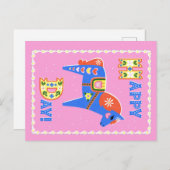 ダーラ馬のポストカード ポストカード (正面/裏面)