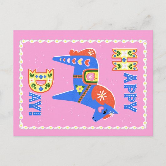 ダーラ馬のポストカード ポストカード (正面)