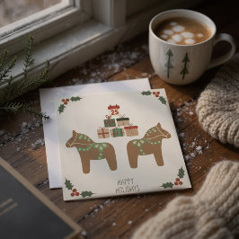 ダーラ・ホース スカンジナビアのクリスマスカード 招待状