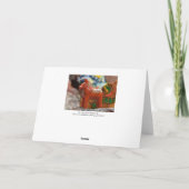 ダーラ・ホース ユール カード スウェーデンの言葉の雲 (裏面)