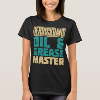 ダーリクハンド油及びグリースマ動揺してスター Tシャツ