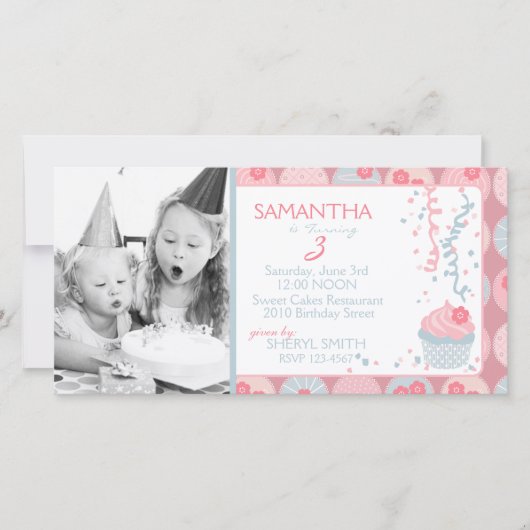 ダーリンガール招待状フォトカード (正面)