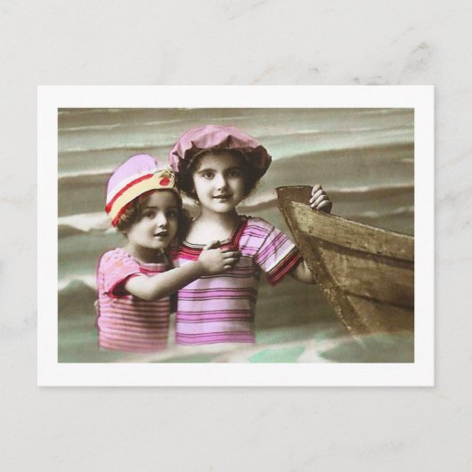 ダーリングアンティークフランスのはがきデザイン ポストカード (正面)