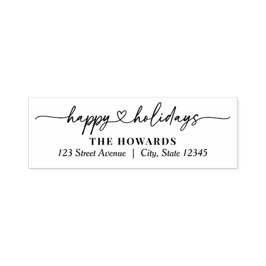 ダーリングハートハッピーホリデイズセルフインキングスタンプ セルフインキングスタンプ (デザイン)