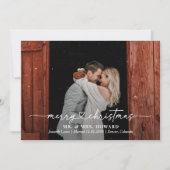 ダーリングハートメリークリスマスフォトカード シーズンカード (正面)