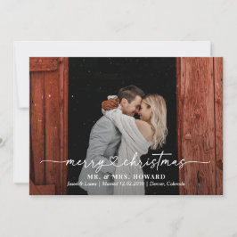 ダーリングハートメリークリスマスフォトカード シーズンカード